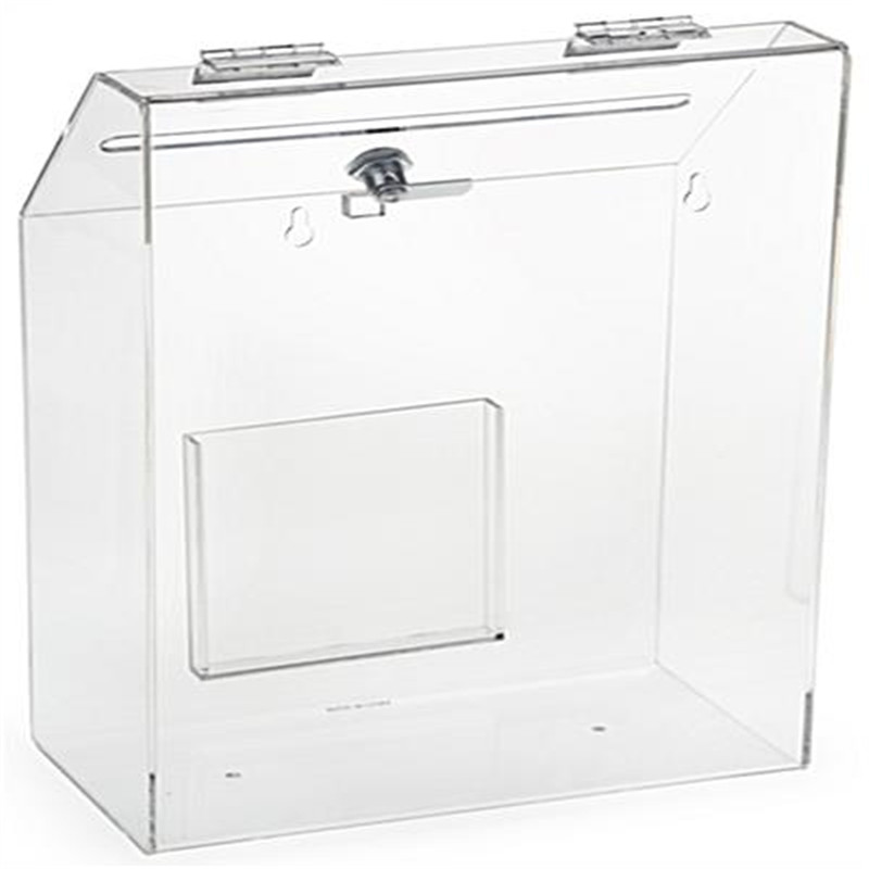 customized acrylic donation box