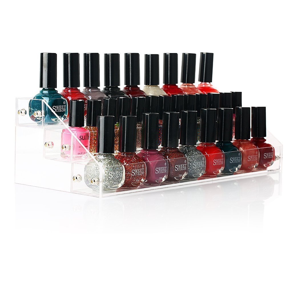 nail polish storage acrylic