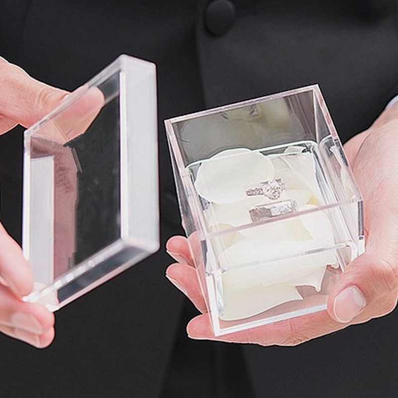 lucite ring box