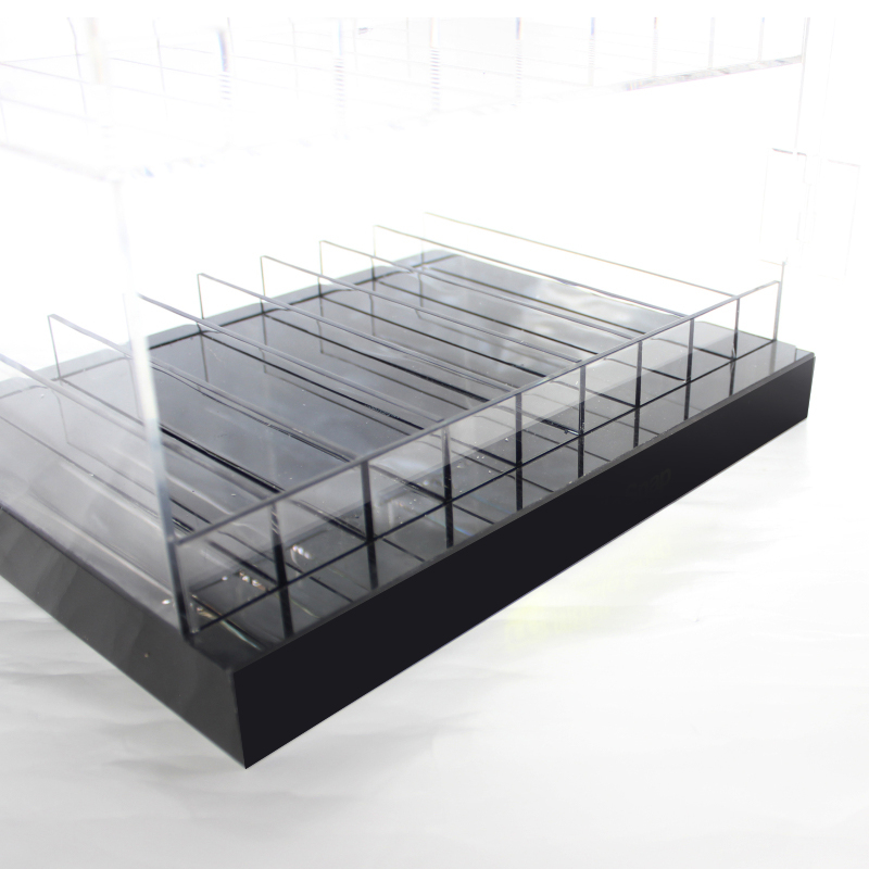 Factory Price 3 Tiers Acrylic Cigarette Display Case With Lock