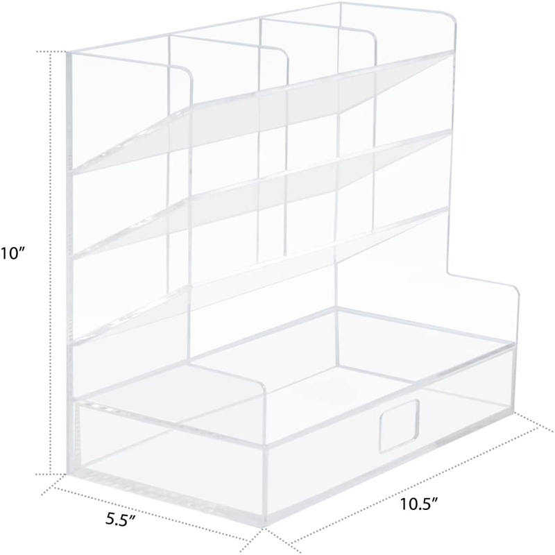 large acrylic office organizer