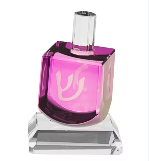 crystal clear lucite dreidel crystal clear lucite dreidel