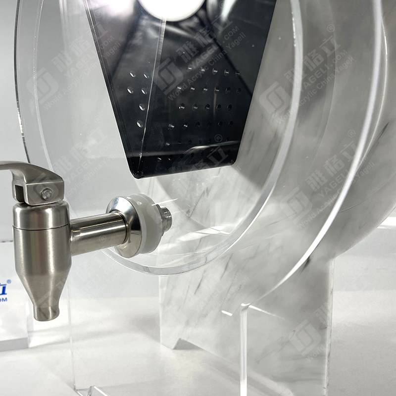 Acrylic wine beverage dispenser Acrylic wine beverage dispenser