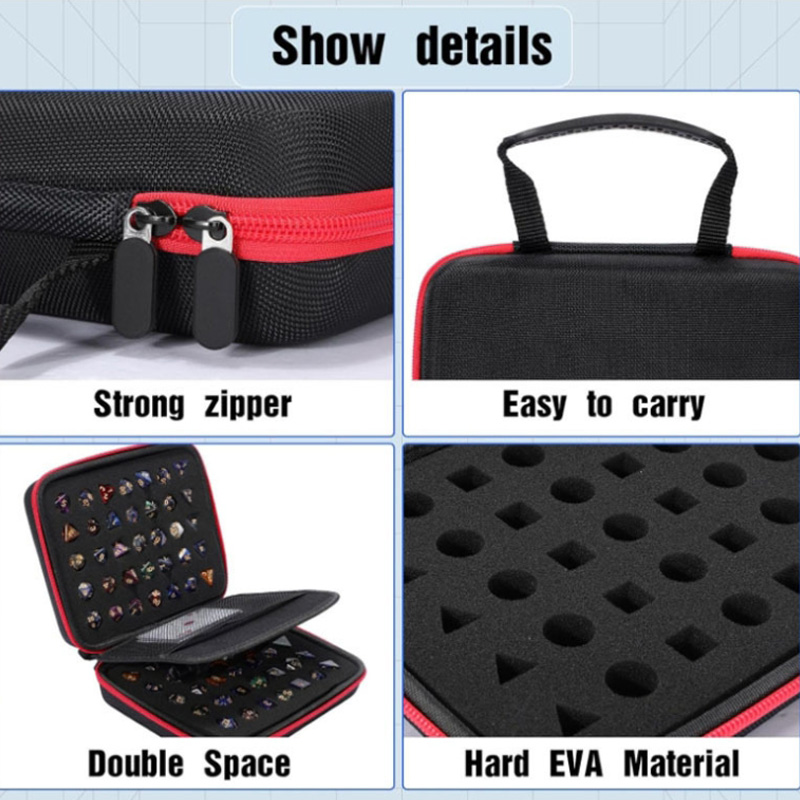 plastic dice case for collectors