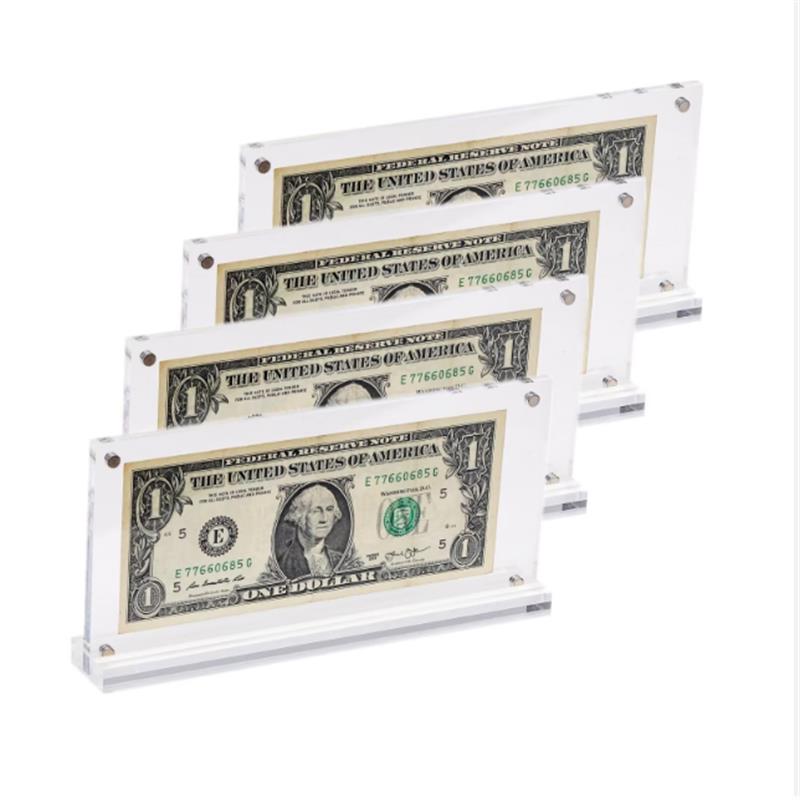 Acrylic Bank Note currency Frame