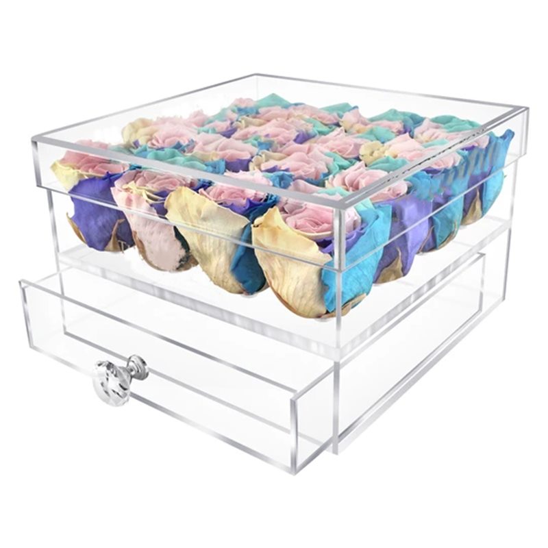 round acrylic flower box round acrylic flower box