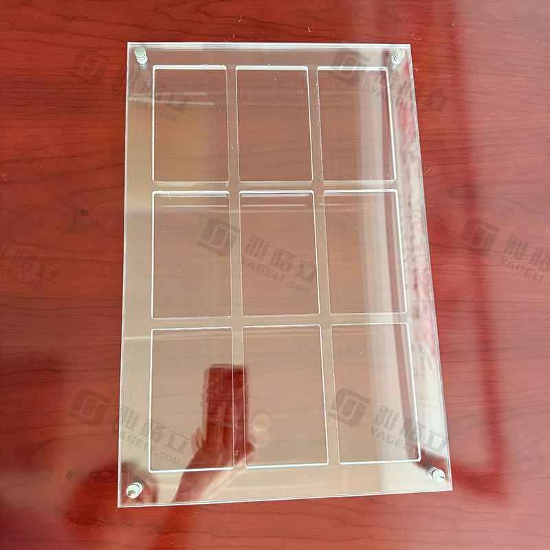 acrylic booster pack display frame