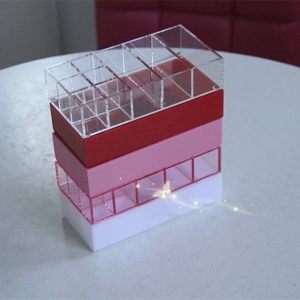 Various Compact Stand Acrylic Pressed Powder Holder 
