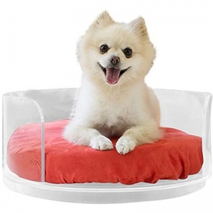 Large Clear Acrylic Dog Bed 