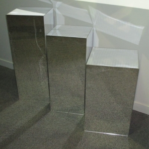 Acrylic lucite pedestal plinth 