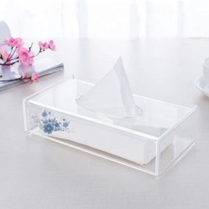 New fashion design Customized Acrylic Napkin Box 