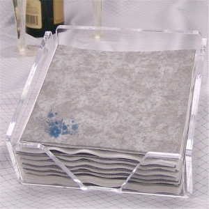 New fashion design Customized Acrylic Napkin Box 