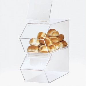 Food Grade Chocolate Tin Can Acrylic Bread Candy Box 