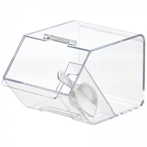 Clear Candy Tin Box For Fruit Sweet Plexiglass Candy Can 