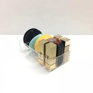 Best Selling Crystal Acrylic Compact Holder With big Slots 
