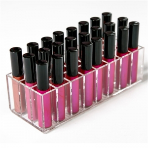 24 Slots Acrylic Lipstick Holder Cosmetic Organizer Makeup Wholesale 