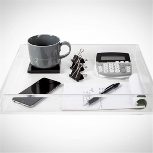 Acrylic condiment tray serving tray