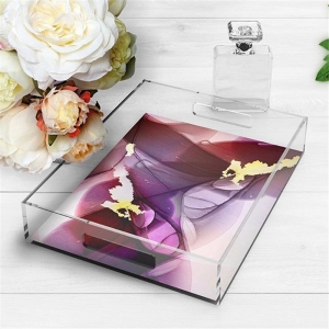 Top Grade Acrylic Hotel Serving Trays Acrylic Shower Tray 