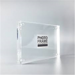 Total transparent lucite acrylic magnetic picture photo frames 8x10 