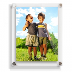 wall mounted acrylic photo frames