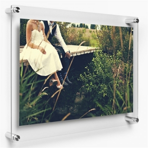 Yageli Low Price photo frame acrylic/acrylic block frame with Screw 