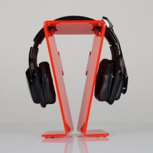 Acrylic portable headphone product display stand 