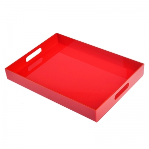 Clear Perspex Acrylic Serving Tray Display Trays Rectangular Tray 