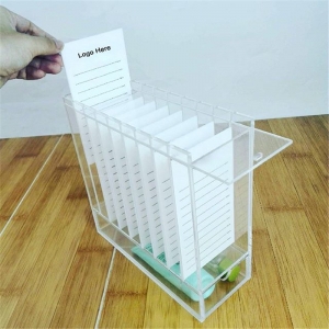 New Design Eyelash Organizer  Acrylic Eyelash Box 