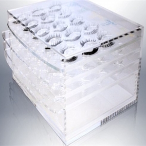Beauty acrylic eyelash cosmetic holder organizer 