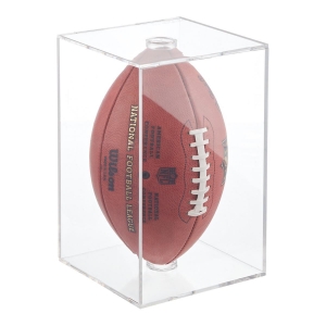 Custom Clear Acrylic Football Display Case 