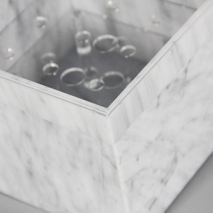 New Arrive Marble Acrylic Flower Box 