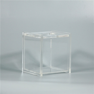 Acrylic Tissue Box for Circular cylinder 
