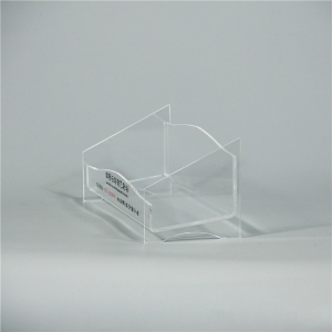 Clear Desktop Acrylic Business Brochure Holder 