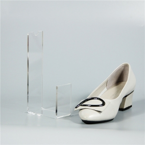 Simple Design Acrylic Shoe Display Stand 