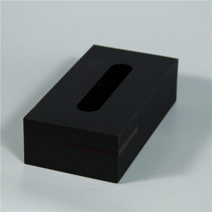 Black Glam Acrylic Tissue Box Holder 