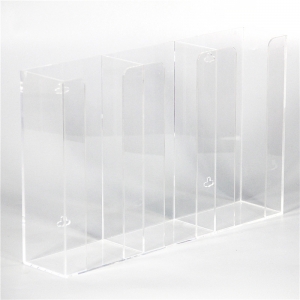 3 Tiers Acrylic Clear Glove Box Dispenser 