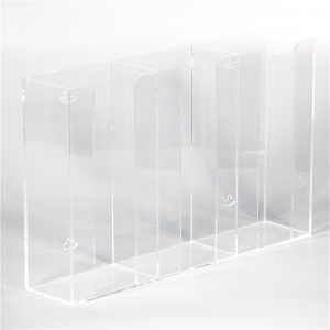 3 Tiers Acrylic Clear Glove Box Dispenser 