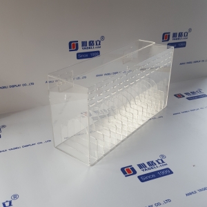 Clear Acrylic Label Dispenser Box Holder 