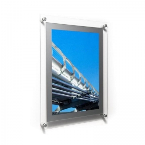 Acrylic photo frames wall mounted cheap for posters 