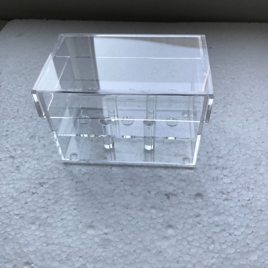 Factory Price Clear Acrylic Rectangle Waterproof Display Box 