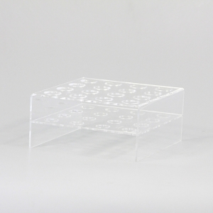 Clear acrylic ice cream display rack 