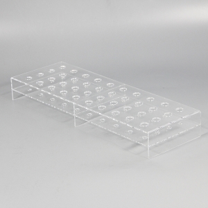 acrylic tube display stand