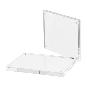 5 x 7 Magnetic Acrylic Picture Frame Photo Display Stand 