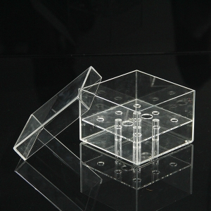 acrylic flower boxes wholesale chealr flower display box with holes 