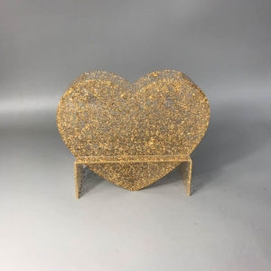 Personalised Heart Shaped Crystal Vase Heart Bottle Vase 