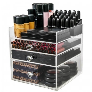 Acrylic 7 drawer & clear makeup organizer 