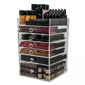 Acrylic 7 drawer & clear makeup organizer 