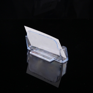 Clear acrylic business card box for office 
