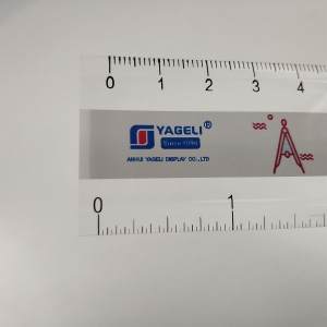 Custom plastic office rule acrylic study straight scale straightedge /rule 