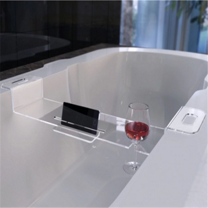 Clear DIY acrylic bathroom tray